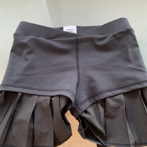 ***RELISTED**BNWT FRANKIES BIKINI WINDY TENNIS MINI SKIRT BLACK SZ XS - Picture 7 of 14